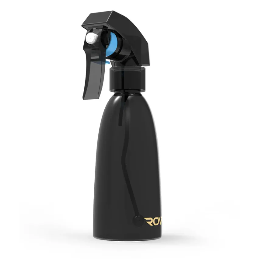 Sticlă de pulverizare neagră ROVRA Barber Mist Spray Bottle 200 ml.