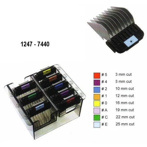 Piepteni metalici suplimentari WAHL 1247-7440 - set