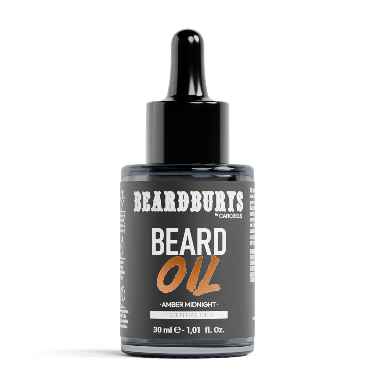 Ulei pentru barbă BEARDBURYS Amber Midnight - 30 ml.