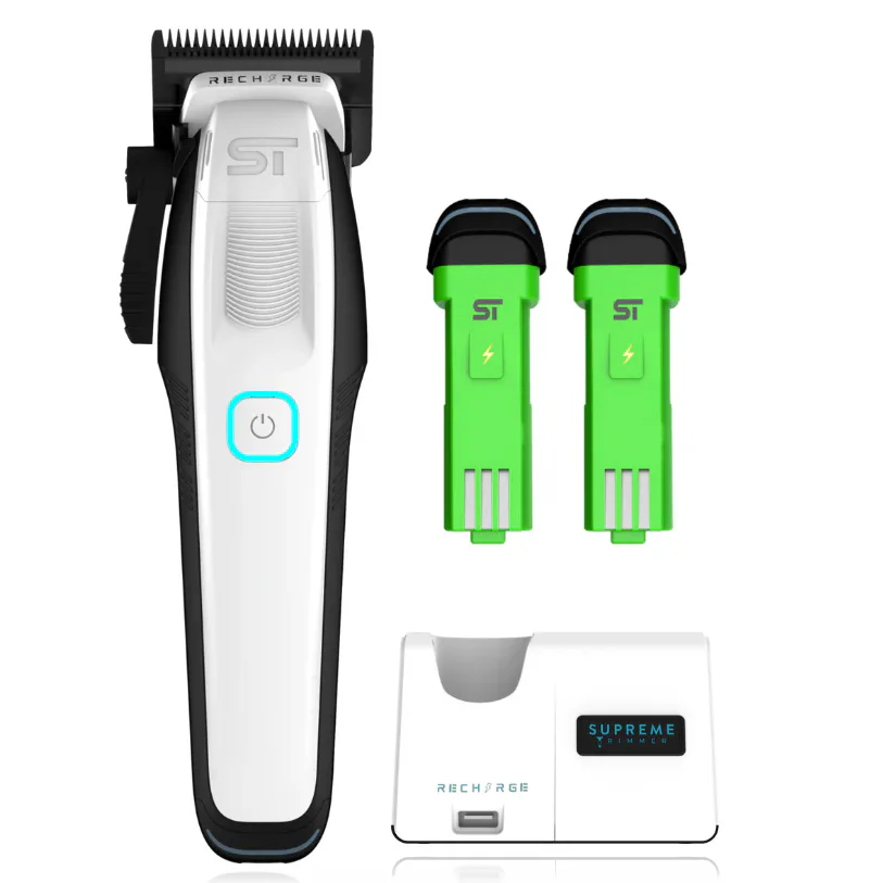 Mașină de tuns Supreme Trimmer RECHARGE™ Clipper White