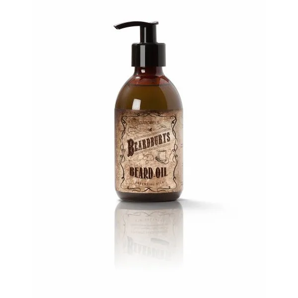 Ulei pentru barbă Beardburys - ambalaj barber