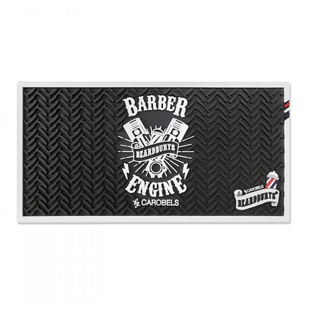 Covor de lucru din cauciuc pentru barberi Beardburys