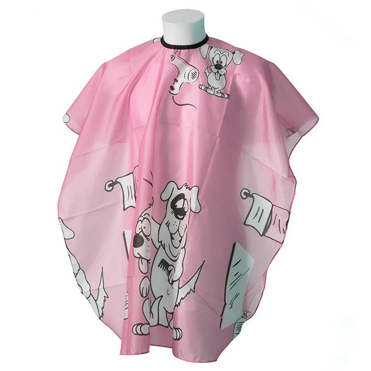 Pelerină de coafor pentru copii "Doggy Pink"
