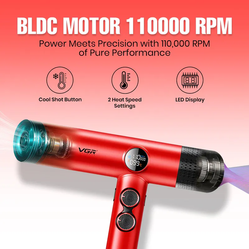 Uscător de păr profesional VGR V-401 BLDC - Imagine 3