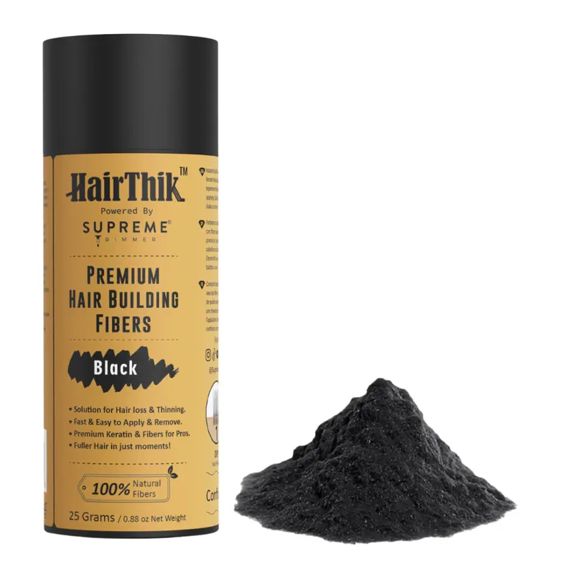 Fibre de păr cu aplicator STpro Hair Thik pentru îngroșarea părului - Imagine 2