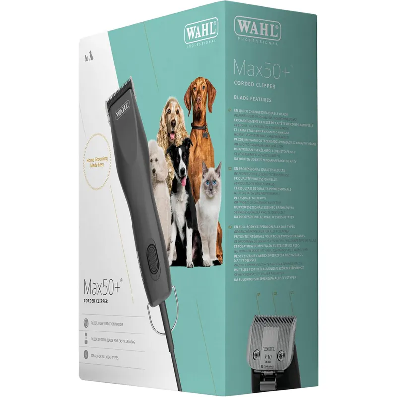 WAHL Max 50+ 2 accesorii: 6 mm și 13 mm GRATIS - Imagine 5