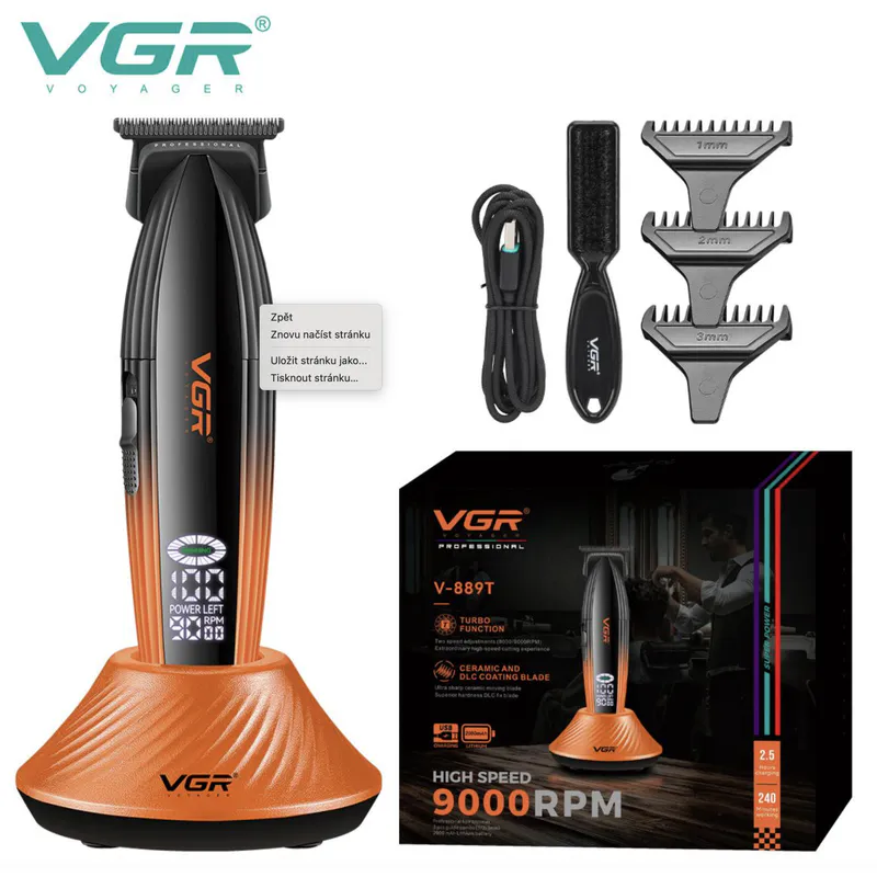 Trimmer profesional VGR VOYAGER V-889T Trim - Imagine 1