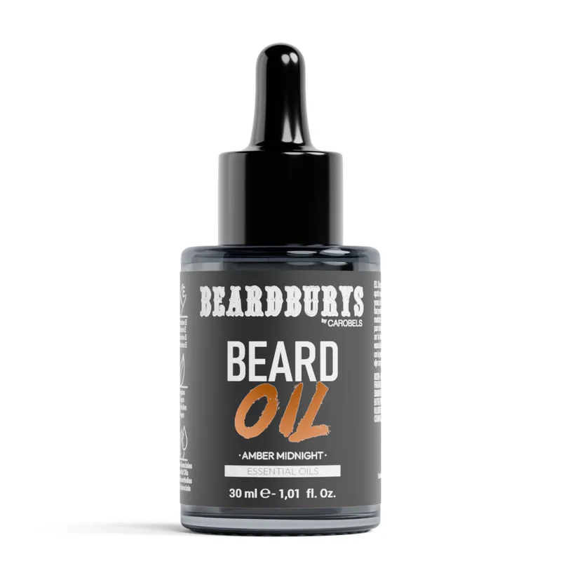 Ulei pentru barbă BEARDBURYS Amber Midnight - 30 ml. - Imagine 1