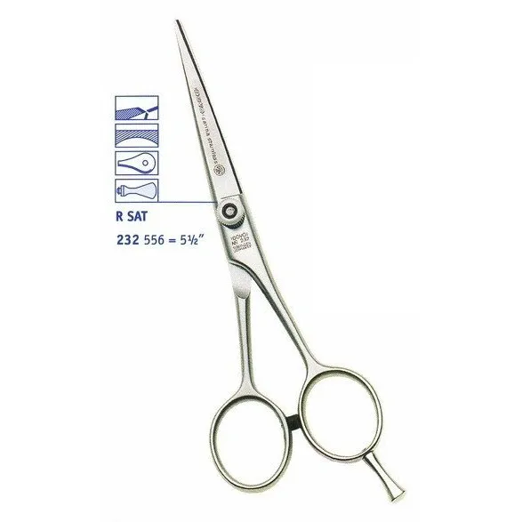Foarfece de coafat DOVO 232 556 Satina Stainless - 5,5" - Imagine 1