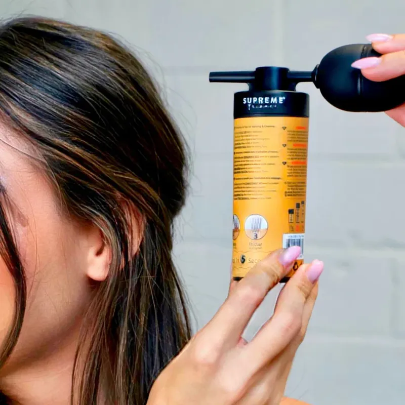 Fibre de păr cu aplicator STpro Hair Thik pentru îngroșarea părului - Imagine 6