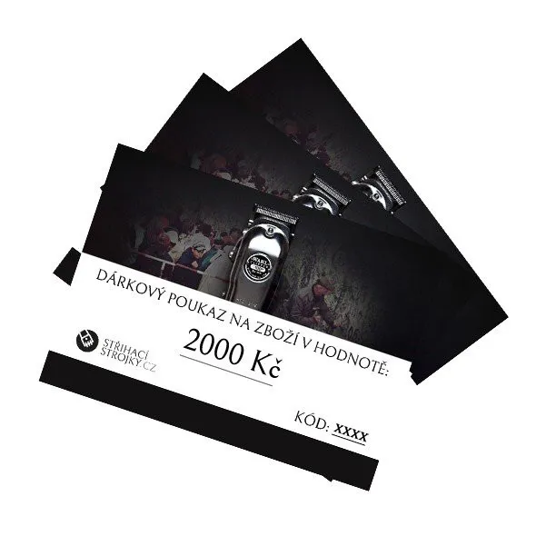Voucher cadou pentru produse în valoare de 2000 Kč - Imagine 1