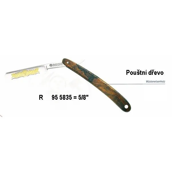 Brici DOVO Solingen 95 5835 R - lemn de deșert - Imagine 2
