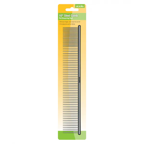 Pieptene metalic Andis pentru blană - unilateral - 25 cm - Imagine 3