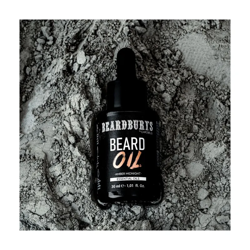 Ulei pentru barbă BEARDBURYS Amber Midnight - 30 ml. - Imagine 4