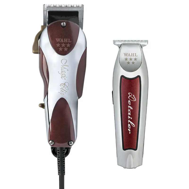 WAHL Silver Wine (set Magic Clip și Cordless Detailer) - Imagine 1