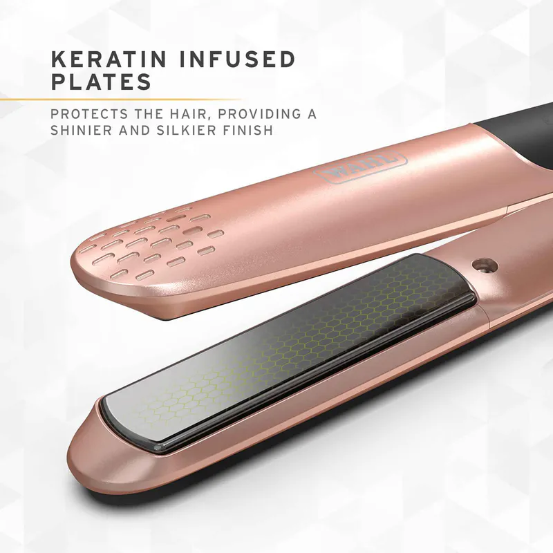 Placă de întins părul WAHL Pro Glide Rose Gold - Imagine 4