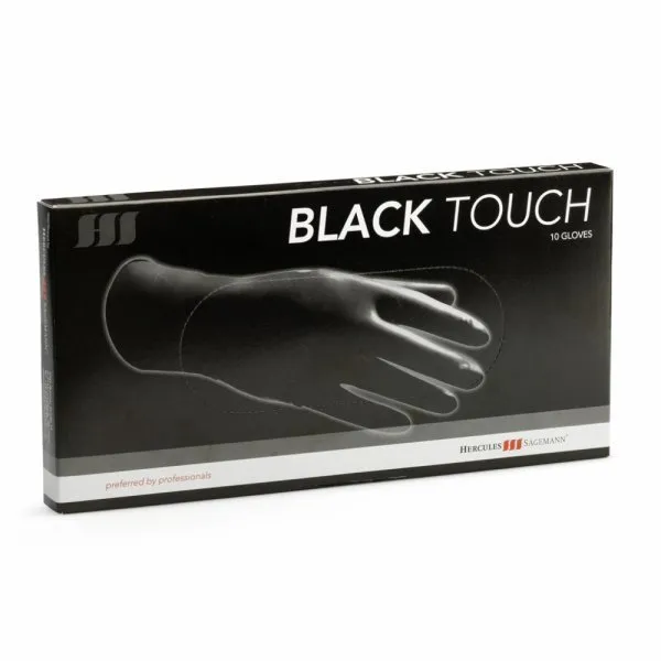 Mănuși din latex BLACK Touch 8151-5052 Hercules-M - Imagine 1