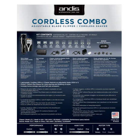 Andis Cordless Combo - Imagine 5