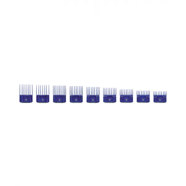 Set de piepteni din plastic Andis cu clips metalic - set I (1,5-14 mm) - Imagine 2