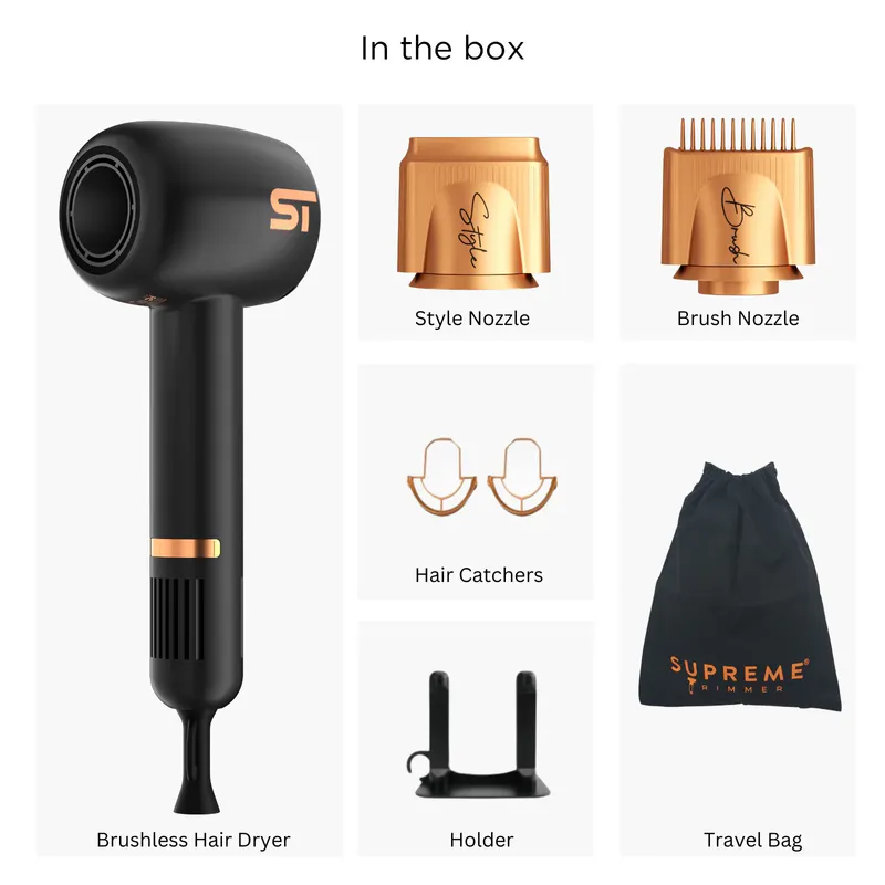 Uscător de păr STpro Supreme Kit - Imagine 3