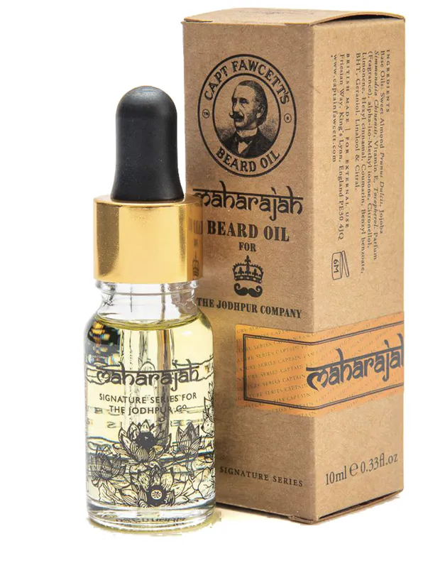 Ulei de barbă Cpt. Fawcett Maharajah (10 ml). - Imagine 1