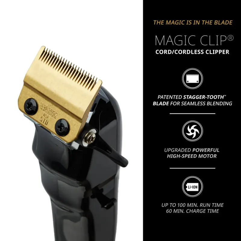 WAHL Cordless Magic Clip Black - Imagine 6