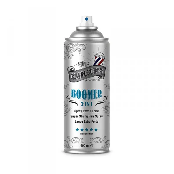Spray de fixare pentru păr Beardburys Boomer 2 în 1, 400 ml. - Imagine 1