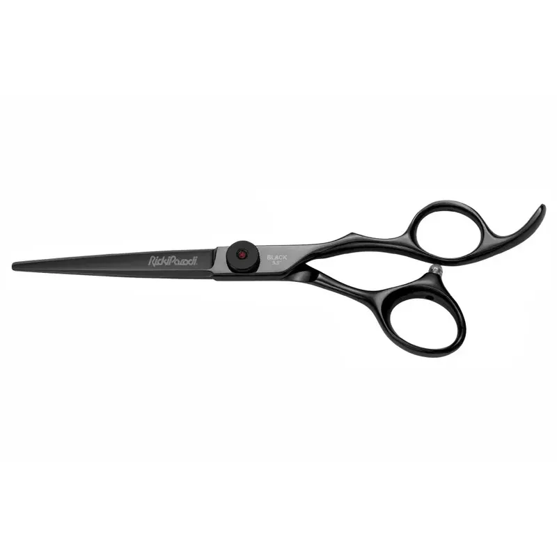Foarfece de coafură RICKI PARODI Black Titanium 5,5" - Imagine 1