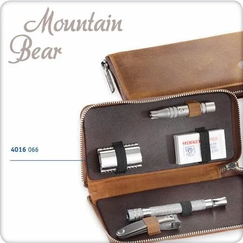 Set de ras MERKUR Solingen 4016 066 Mountain Bear - Imagine 3
