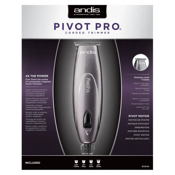 Andis PivotPro T-Blade Trimmer - Imagine 3