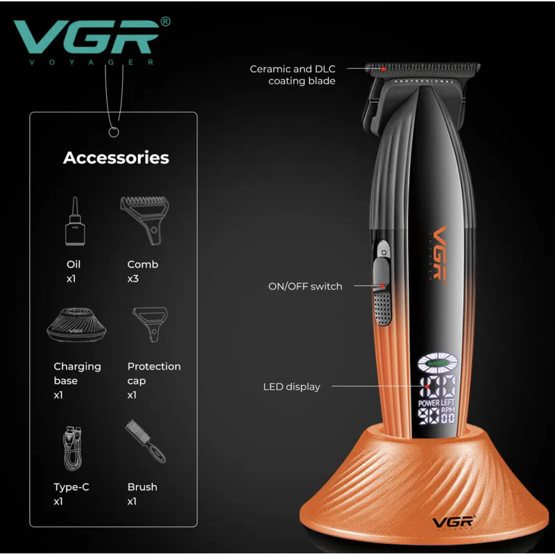Trimmer profesional VGR VOYAGER V-889T Trim - Imagine 3