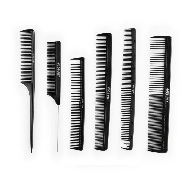 Set de piepteni pentru tuns Barber Comb set - Imagine 2