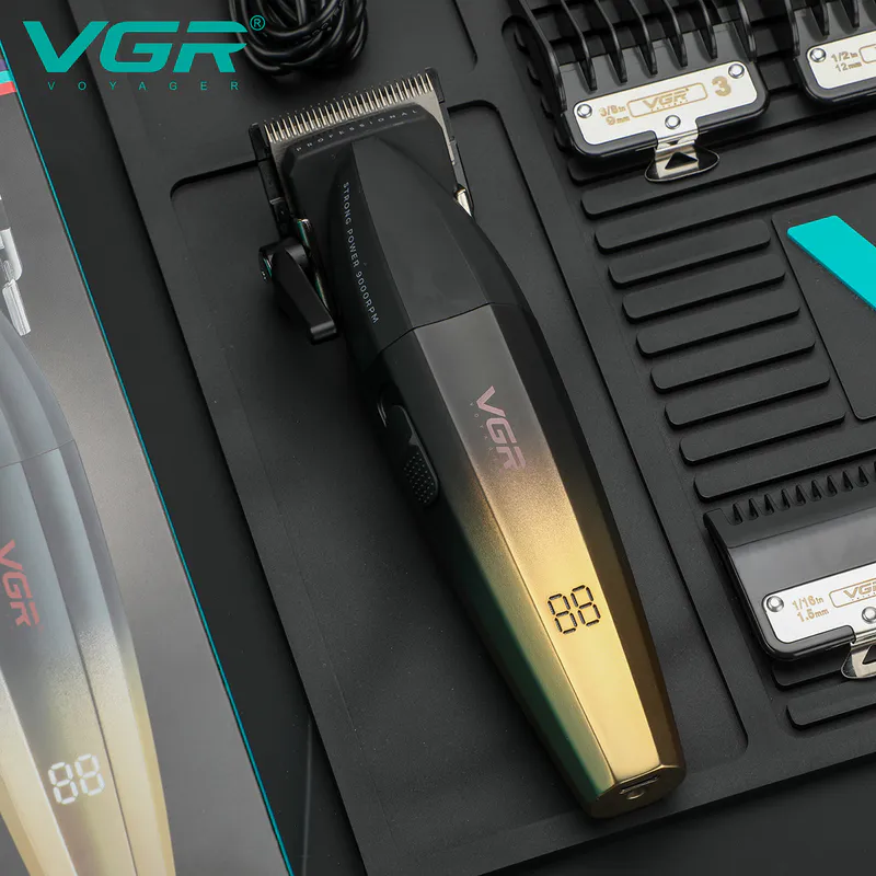 Mașină de tuns VGR VOYAGER V-003C Salon Series - auriu - Imagine 1